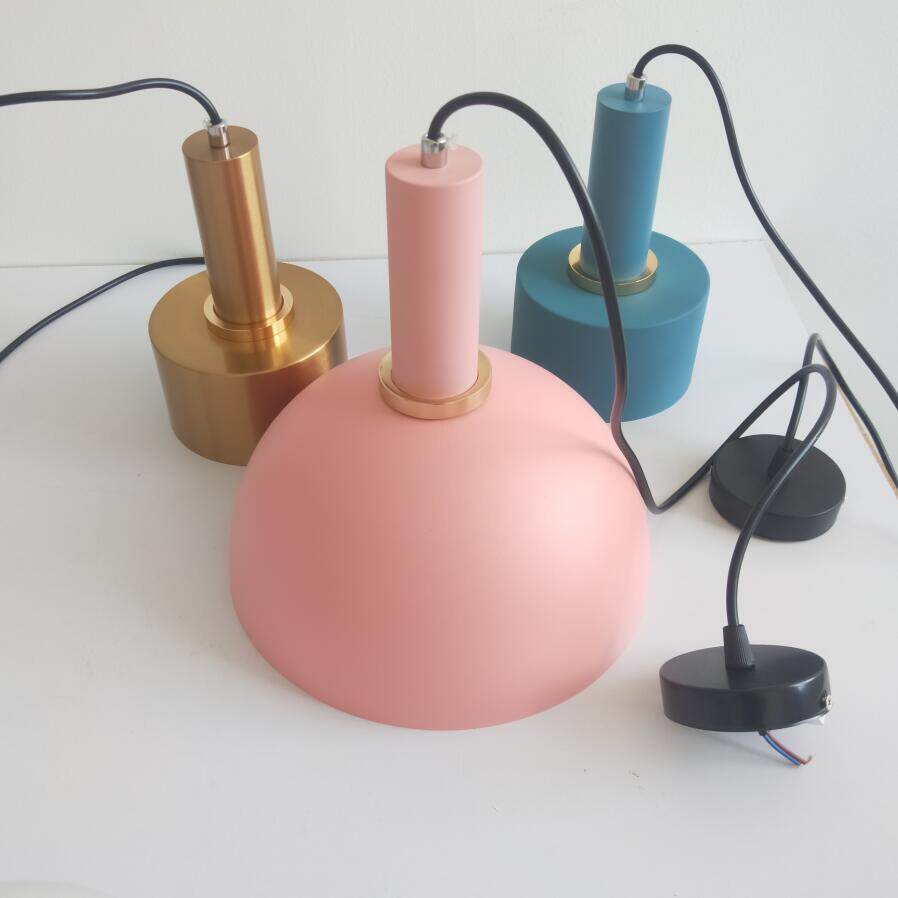 Nordic Macarons pendant lights Modern bedroom bedside dining room Pendant lamp Bar/cafe individual creative lighting fixtures