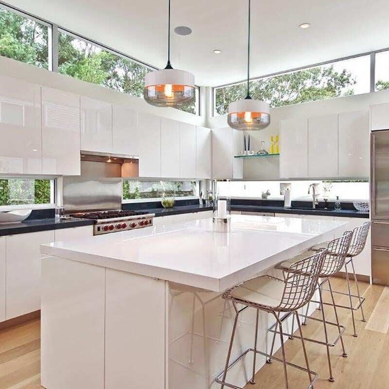 Nordic Modern Loft Hanging Glass Pendant Light For Kitchen Bar Living Room Bedroom