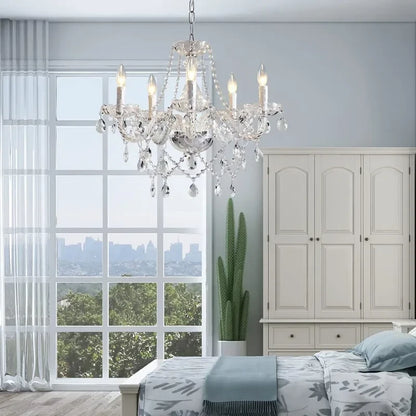 Europe Luxury Chandelier Lights Crystal Chandeliers Decor Loft Living Dining Room Pendant Indoor Lighting