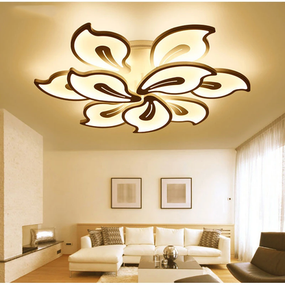 White&Black Finished Modern Led Ceiling Light For Living Room Bedroom Dining Room Lustres Acrylic Led Ceiling Lamp Light Fixture