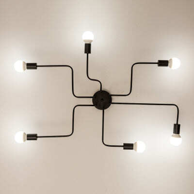 Vintage Ceiling Lights Iron Personality Ceiling Lights for Living & Bed Room