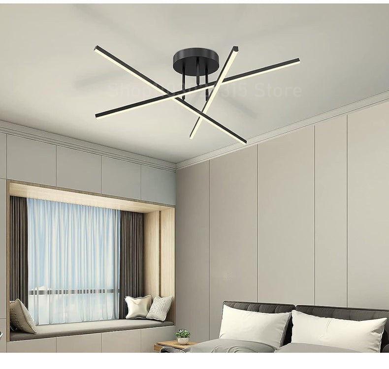 Ceiling light simple modern bedroom atmosphere duplex villa hall Nordic lamps minimalist living room lamp room ceiling lights