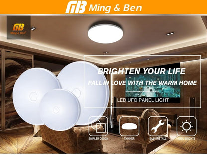 LED Ceiling Light 48W 36W 24W 18W 13W 9W 6W Down Light Surface Mount Panel Lamp Modern UFO Lamp For Home Decor Lighting