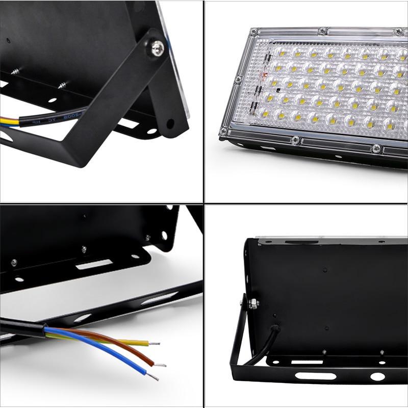 6pcs/lot Waterproof Ip65 LED Flood Light 50W AC Spotlight Led Reflector Floodlights Outdoor Garden Lighting
