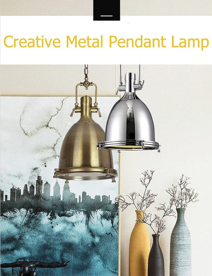 3 Style Loft Retro Industrial Hanging Hardware Metals Pendant Lamp Vintage E27 LED Lights For Kitchen Bar Coffee Light Fixtures