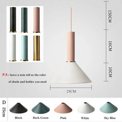 Modren Simple Pendant Lights DIY Nordic E27 Hanging Pendant Lamps Restaurant Bar Living Room Bedside Lighting Fixtures Luminaire