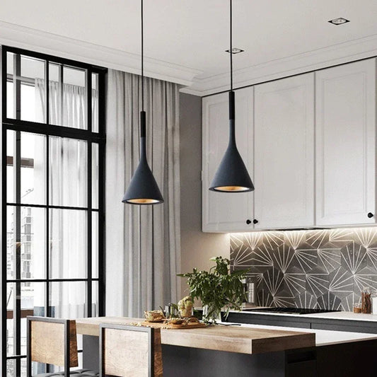 Modern Led Pendant Lights  White Light E27 Hanging Lamp Lampshade Home Chandelier