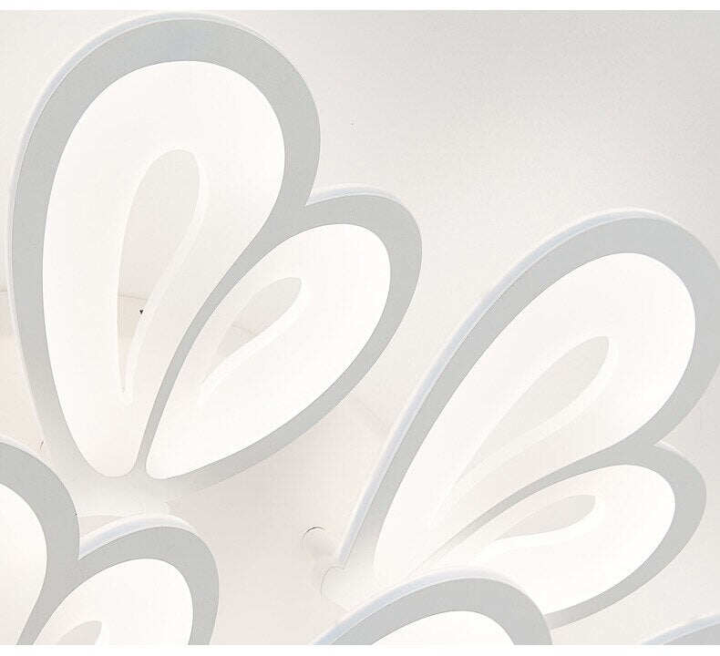 Modern Led Ceiling Light Butterfly Lamp Shape With Remote Control Acrylic Lights For Living Room Bedroom Home Lighting