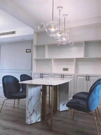 Bubble Lamp Globe Glass Hanging Lamps Dining Room Bubble Pendant Light Kitchen Hotel Glass Ball Suspension Lighting