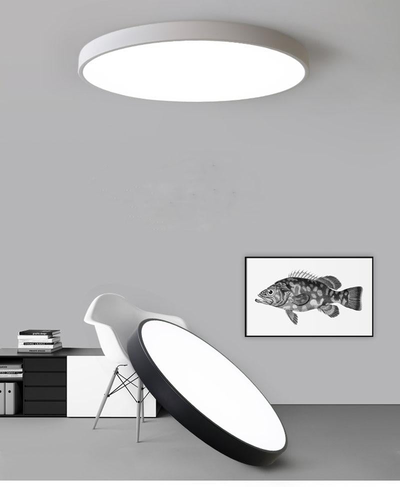 ltra-thin LED Ceiling Lamp Living Room Lighting Remote Control Simple Modern Bedroom Lamp Restaurant Home Balcony Lighting