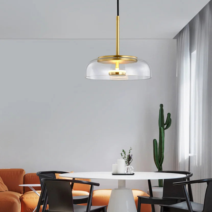 Led Pendant Lighting for Bedroom Bedside Kitchen Restaurant Modern Hanging Lamp Ceiling Decoration Lights Glass Indoor Nordic