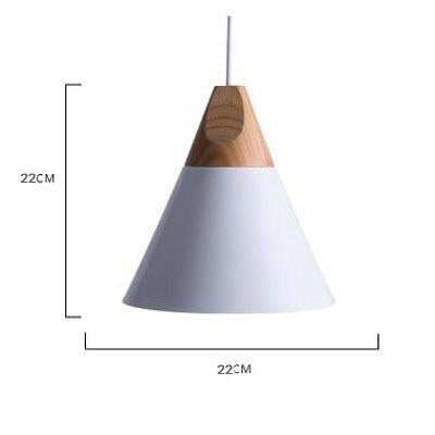 Nordic Combined Bar Real Wood Pendant Lights Multicolor Aluminum Lamp Shade Pendant Lamps for Dining Room Home Lighting Fixture