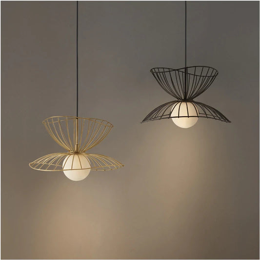 Simple Modern Restaurant, Personalized Iron Art Chandelier
