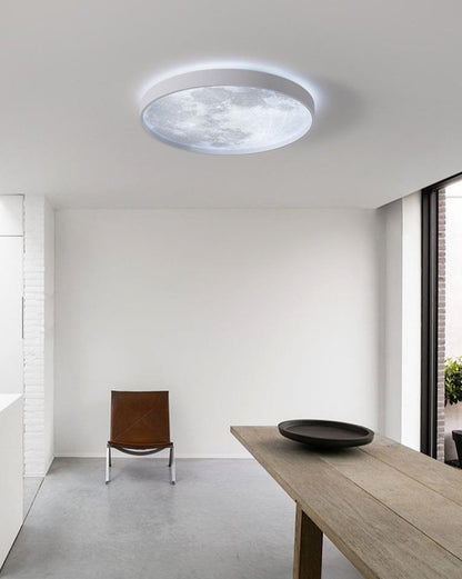 New Modern Simple Round Bread Lamp Creative Net Red Moon Ceiling Lamp