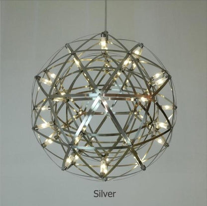 Industrial Loft Iron Ball Sparking Pendant Light LED G4 Modern Nordic Hanging Lamp For Living Room Lobby Hotel Restaurant Cafe