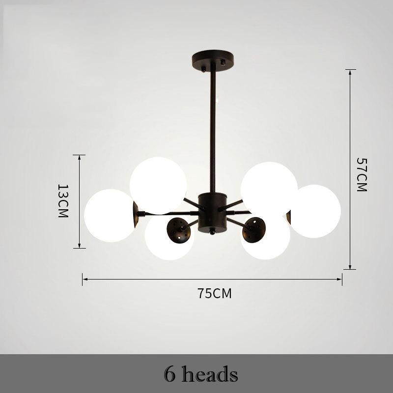Nordic Living Room Chandelier Light Luxury Lamps