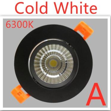 Led Downlight Dimmable lamp 3w 5w 7W 12w 15w 20w  30w 40w cob led spot 220V/110V ceiling recessed downlights round panel light