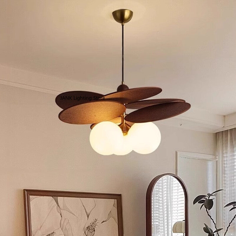 Restaurant Chandelier Wabi Sabi Style Dining Table Bar Lighting Bedroom Homestay Decoration Chandelier