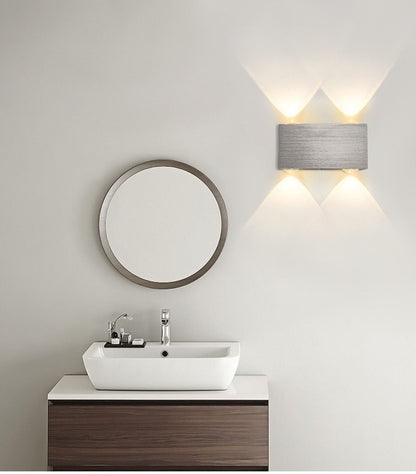 Led Wall Lamp Modern Sconce Stair Lighting Fixture Living Room Bedroom Bed Bedside Indoor Light Home Hallway Loft Irregular
