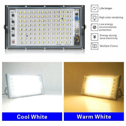 100W Led Flood Light AC  Outdoor Floodlight Spotlight IP65 Waterproof LED Street Lamp Landscape Lighting