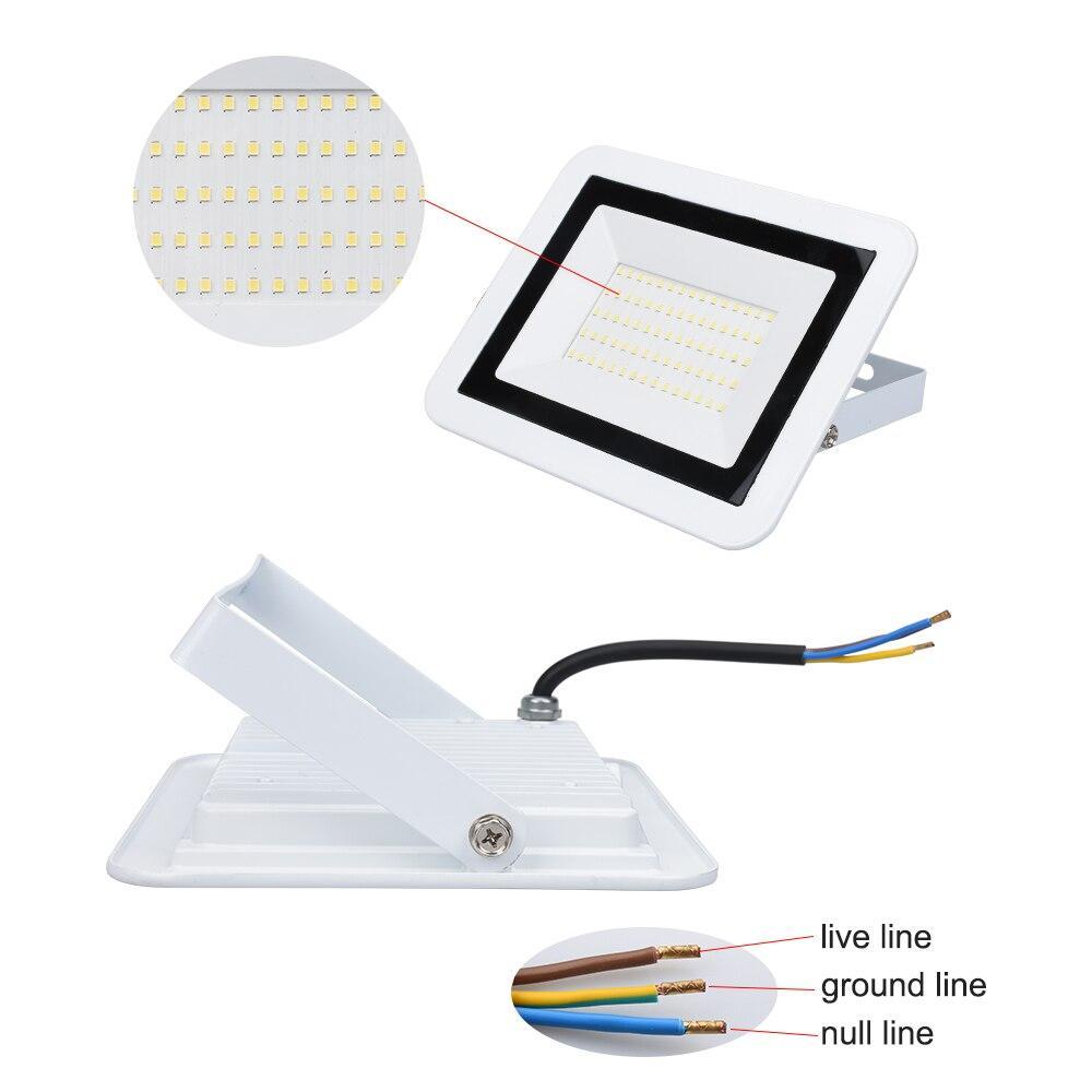 Waterproof Outdoor Wall Garden Spot Reflector Exterior Security Foco Lamp 10W 20W 30W 50W 100W Led Flood Light