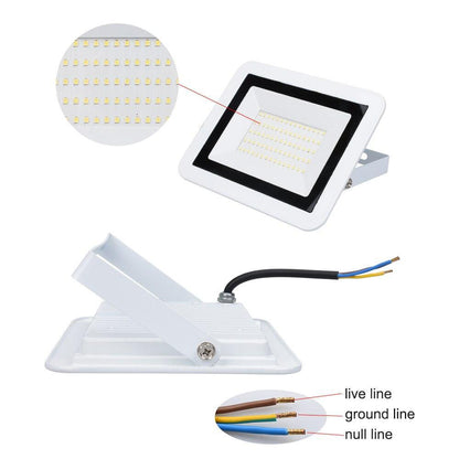 Waterproof Outdoor Wall Garden Spot Reflector Exterior Security Foco Lamp 10W 20W 30W 50W 100W Led Flood Light