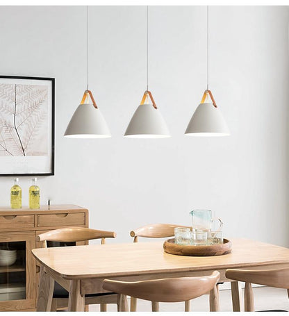 Nordic minimalist  pendant light creative bedside /restaurant /bedroom/ bar dining table study pendant lamp