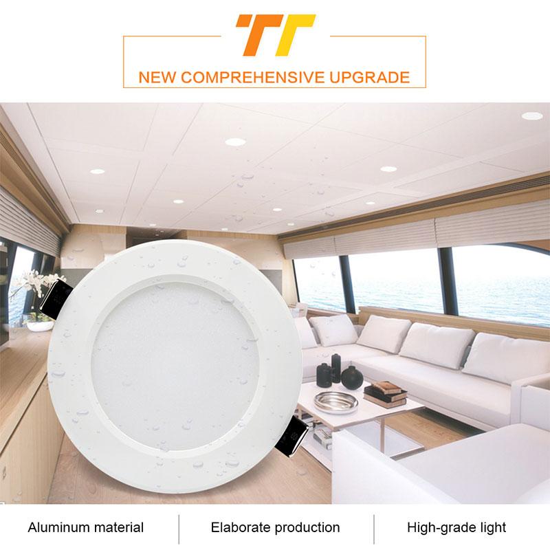 LED Spot Downlights Waterproof IP65 Lamp Ceiling Recessed 5W 7W 9W  Safety voltage for Boat for Bathroom