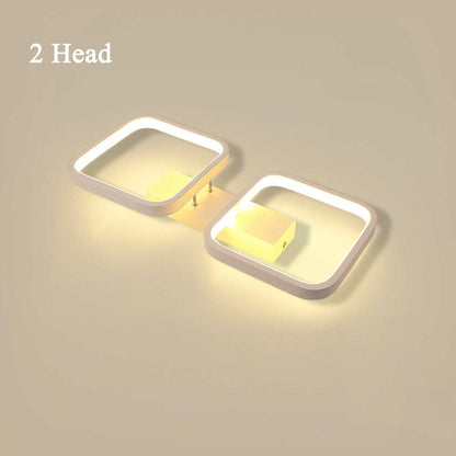 Led Ceiling Light Modern Lamp Living Room Lighting Fixture Bedroom Kitchen Surface Mount Flush Panel  3 Head