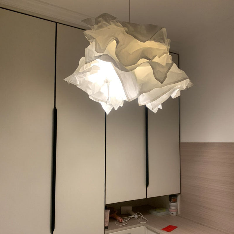 Modern Minimalist Scandinavian European Style Cloud Chandelier Mall Hotel Wedding Shop Theme B&B Convention Paper Lampshade