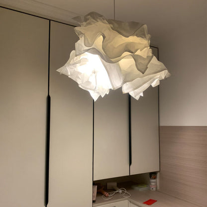 Modern Minimalist Scandinavian European Style Cloud Chandelier Mall Hotel Wedding Shop Theme B&B Convention Paper Lampshade