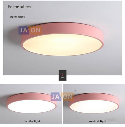 LED Modern Acryl Alloy Round 5cm Super Thin LED Lamp.LED Light.Ceiling Lights.LED Ceiling Light.Ceiling Lamp For Foyer Bedroom