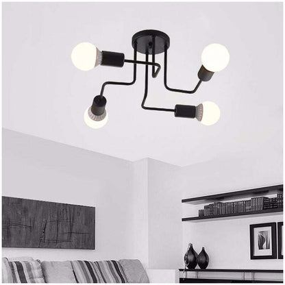 Vintage Ceiling Lights Iron Personality Ceiling Lights for Living & Bed Room