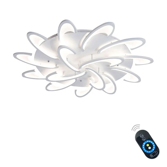 Modern LED Ceiling Light For Living Room Lamp With Remote Control Indoor Home Bedroom Lighting Decor Black Plafon