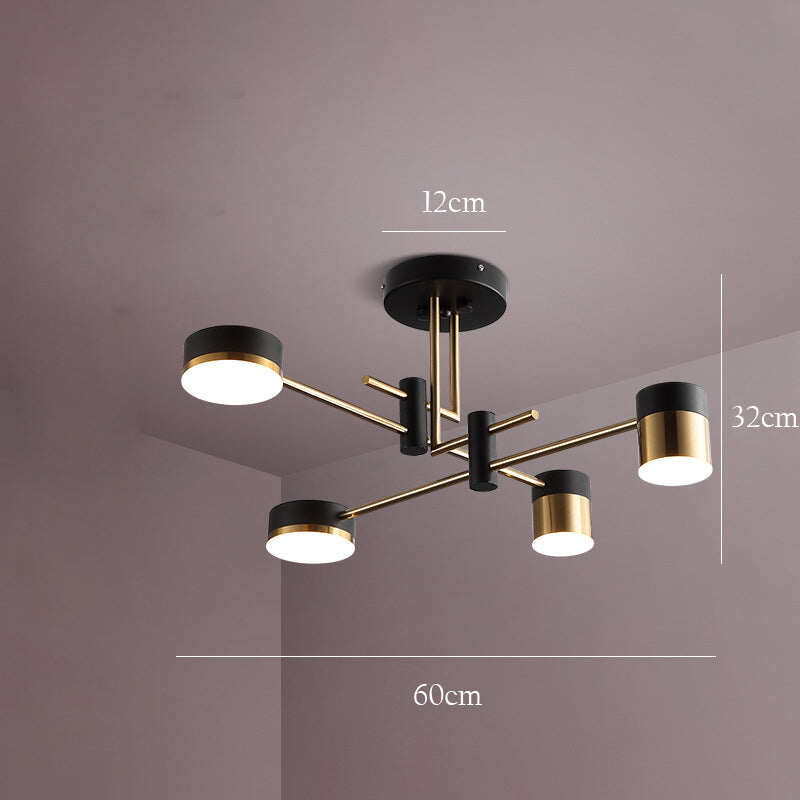Living Room Light Luxury Bedroom Chandelier Modern Minimalist Hall Household Lamps