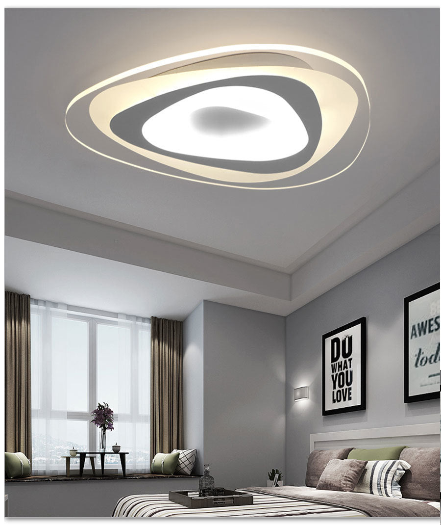 Ultrathin Triangle Ceiling Lights Lamps For Living Room Bedroom Lustres De Sala Home Dec LED Chandelier Ceiling