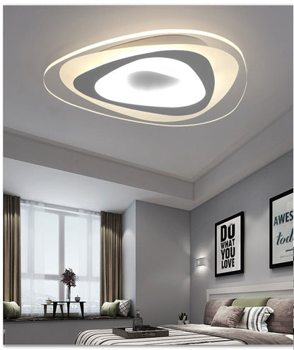 Ultrathin Triangle Ceiling Lights Lamps For Living Room Bedroom Lustres De Sala Home Dec LED Chandelier Ceiling
