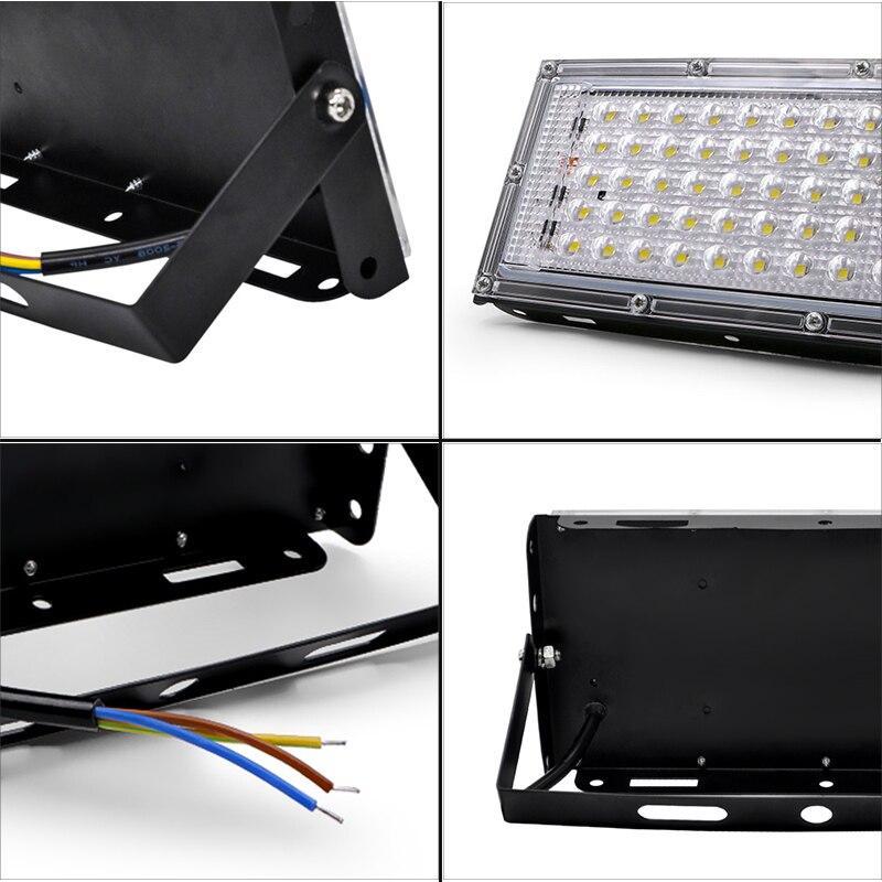 4PCS LED Flood Light 50W AC Spotlight Led Reflector Cast light Floodlights IP65 Waterproof LED Street Lamp