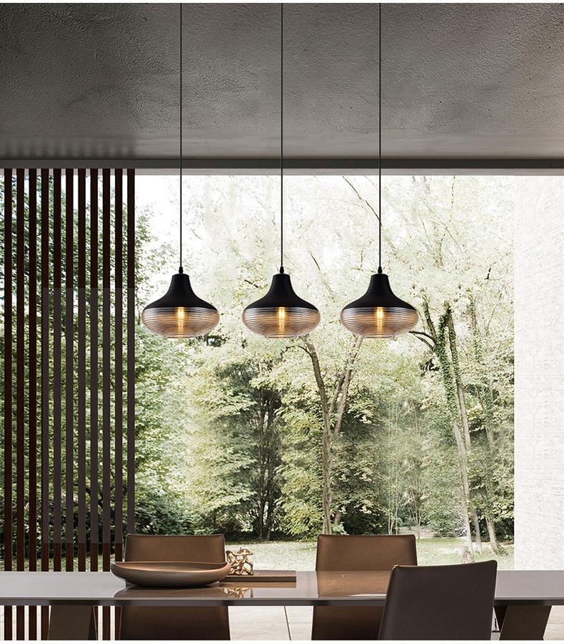 Nordic Restaurant Chandelier Creative Art Personality Modern Minimalist Coffee Shop Glass Chandelier