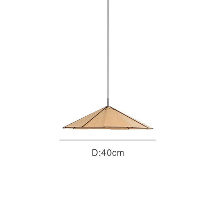 Nordic Minimalist Cafe Homestay Modern Wooden Flying Saucer Chandelier