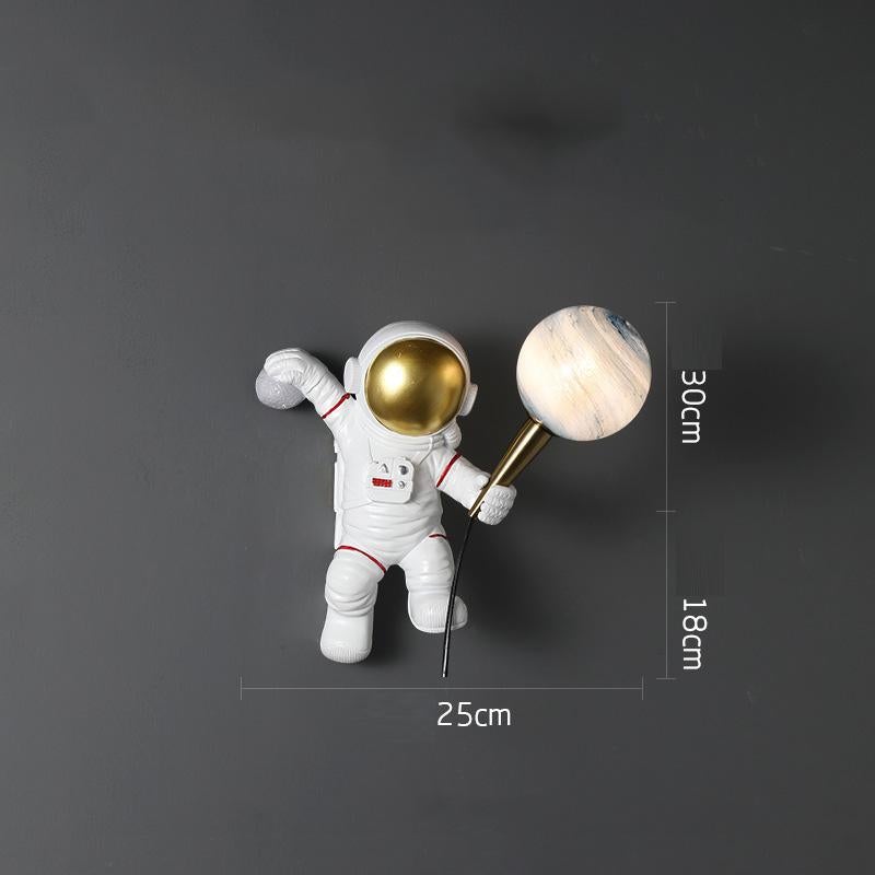 Astronaut Table Lamp Creative Small Night Lamp Moon Decorated Astronaut Wall Lamp