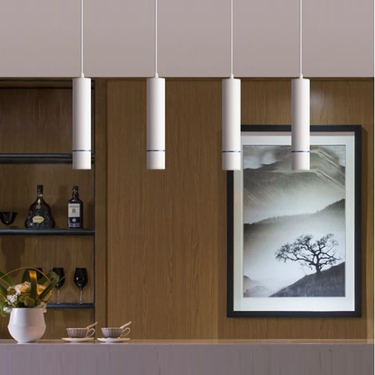 LED Modern Pendant LIght tube Macaron Pendant Lamp Counte Stroe Room Kitchen Light Fixtures Hanglamp Luminaire