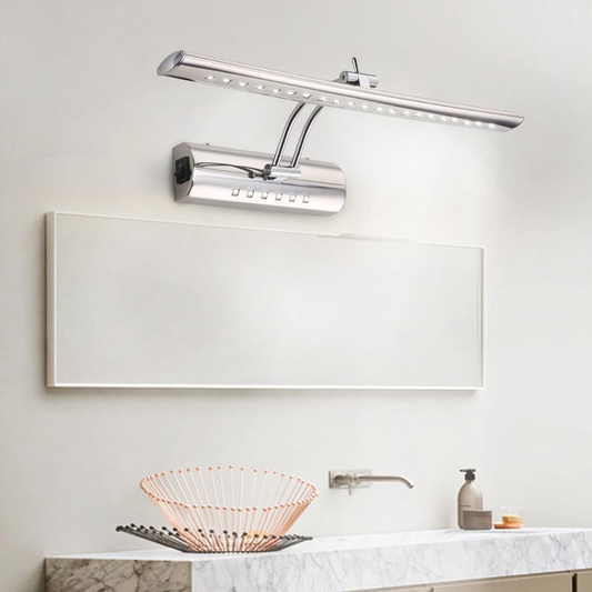 Led Mirror Light With Switch 7W 9W Wall Mounted Wall Lamp Indoor Modern Bathroom Light Waterproof Stainless