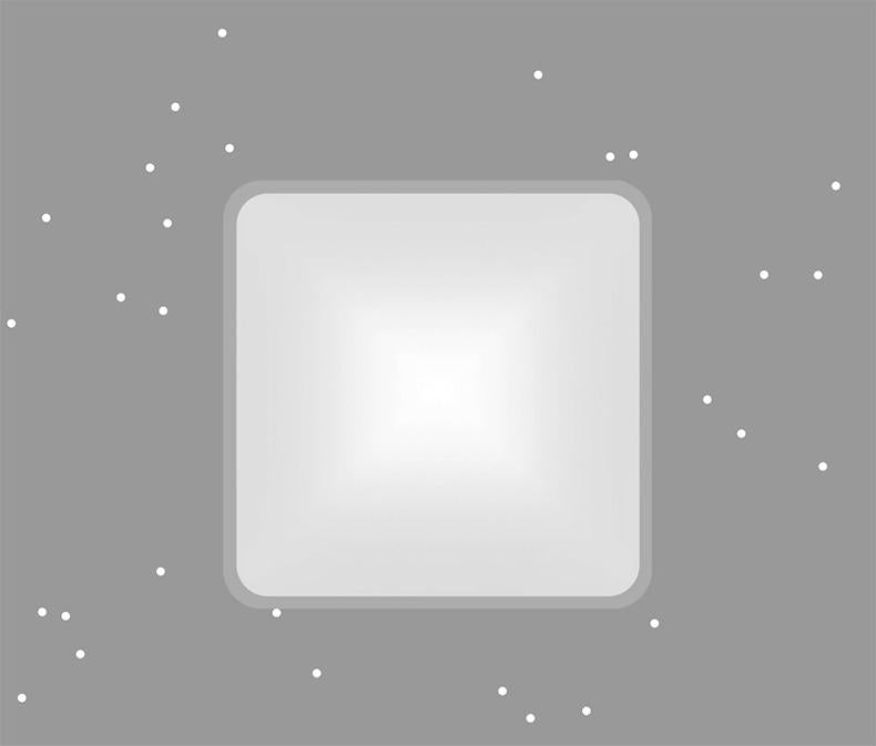 Smart Square LED Ceiling Light Plus Smart Voice / Mi home APP Remote Control for Bedroom Living Room