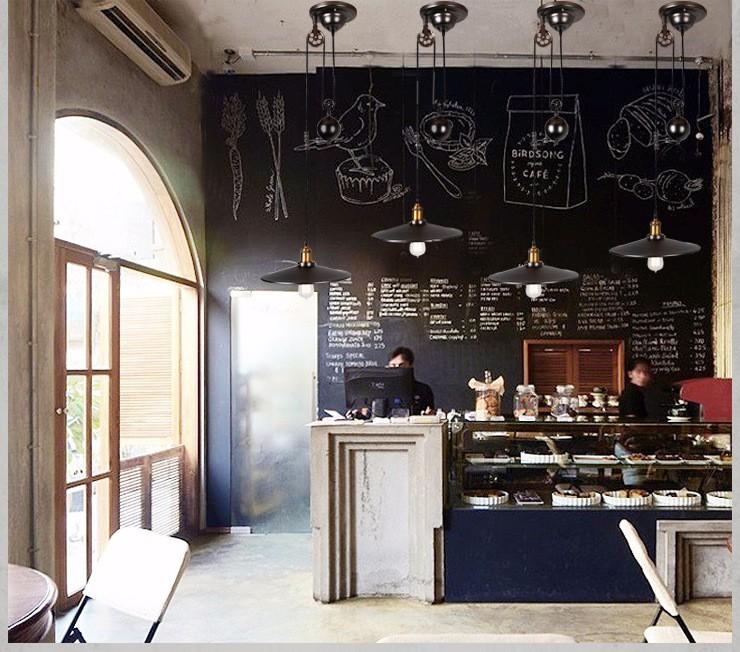 Loft Hanglamp Retro Wrought Iron Vintage Chandeliers Industrial Adjustable Pulley Loft Pendant Lamps Hanging Lamp Fixture
