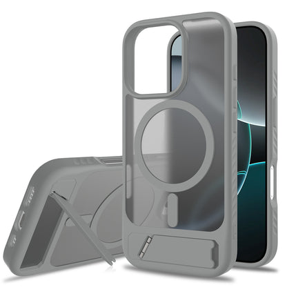 Magnetic Magsafe Case with Holder for IPhone 17 16 15 14 Pro Max Plus IPhone Wireless Charging IPhone 17 Air Cover