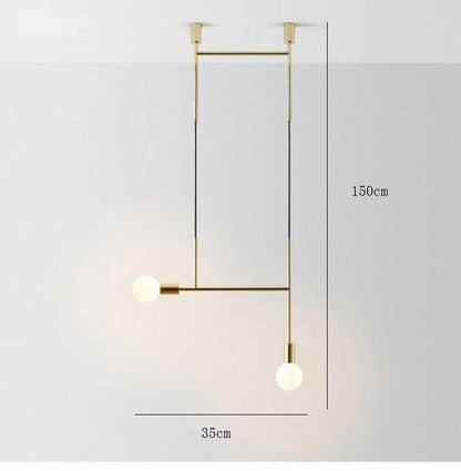 Modern Iron Pendant Light Northern Europe Creative Branches Hanging Lamp LOFT Luminarias Industrial Geometric Art Nordic Lamp
