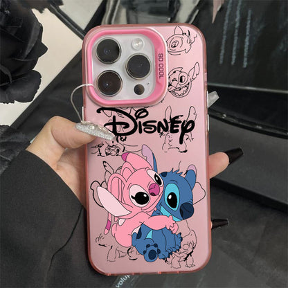 Cute Stitch Creative  Phone Case For iPhone 16 15 14 13 12 11 Pro XS MAX 7 XR 8 7 Plus Clear Cover Fundas