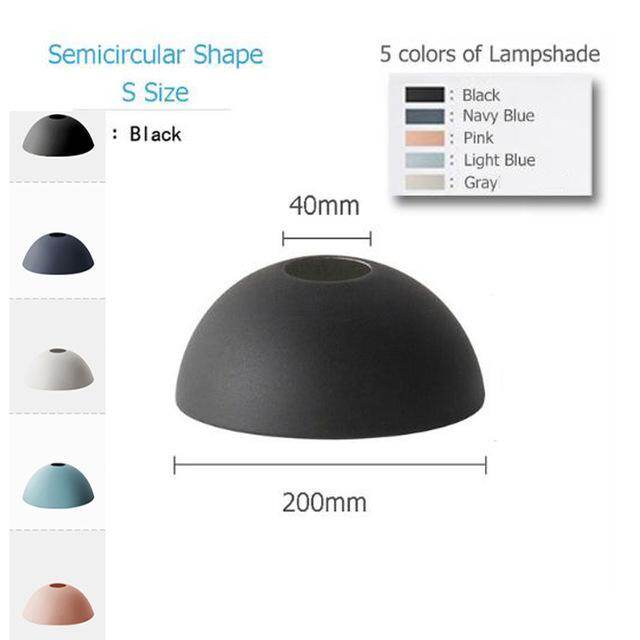 Nordic Simple Bar Hanging Lamp Colored Pendant Light Restaurant, Bedroom, Bedside Lights, Modern Art And Creative Lighting