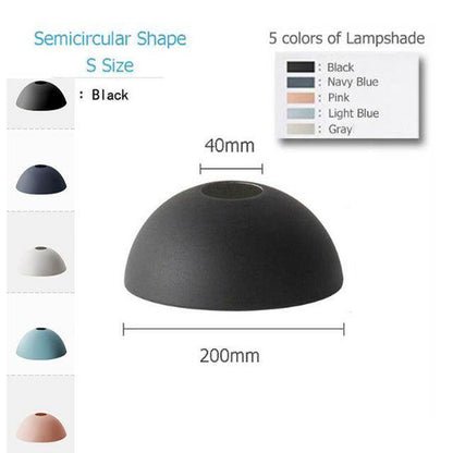 Nordic Simple Bar Hanging Lamp Colored Pendant Light Restaurant, Bedroom, Bedside Lights, Modern Art And Creative Lighting